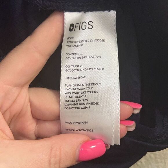 ✨2X HP✨Figs Zamora Maternity Jogger Scrub Navy Sz XS Pants✨ - Picture 9 of 10